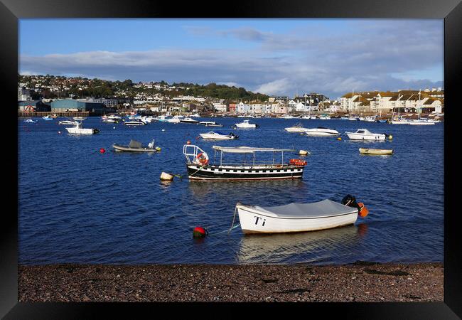 Teignmouth Harbour Framed Print by Jeremy Hayden