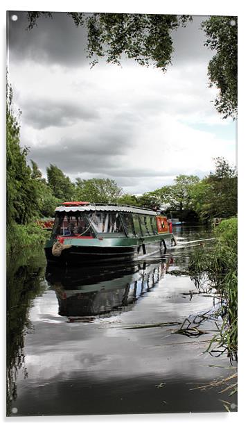 pocklington canal boat Acrylic by Martin Parkinson