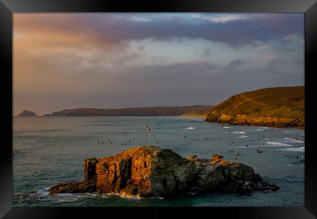 Perranporth Framed Print by Oxon Images