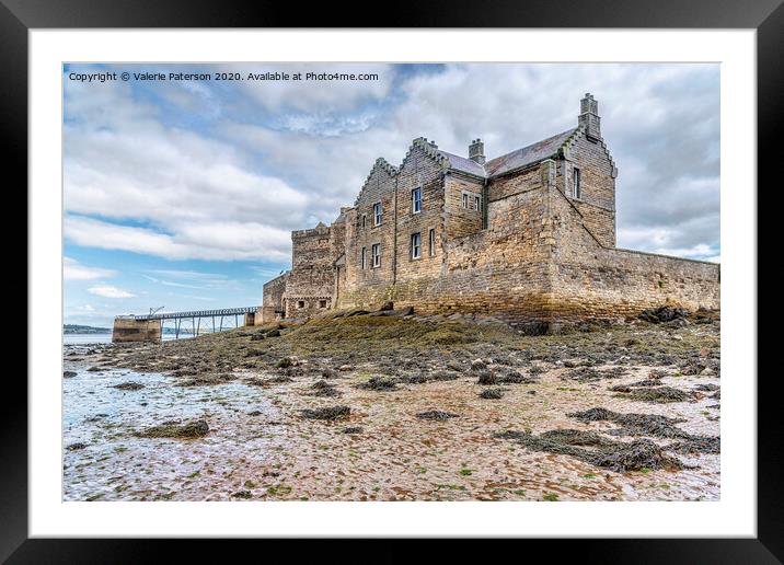 Blackness Castle Framed Mounted Print by Valerie Paterson