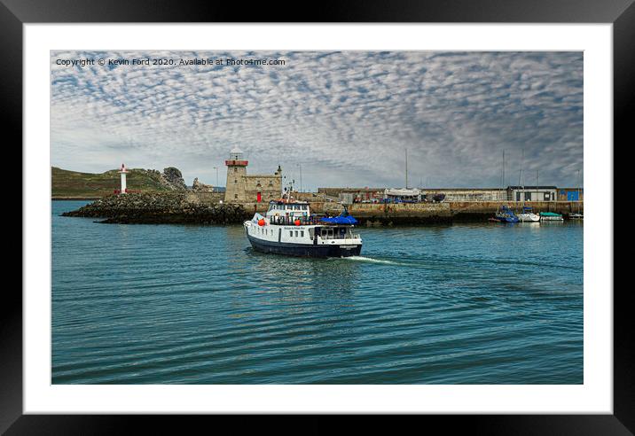 Howth Harbour, Dublin Ireland. Framed Mounted Print by Kevin Ford