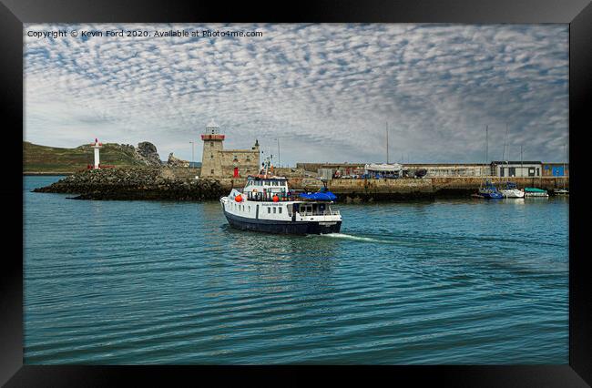Howth Harbour, Dublin Ireland. Framed Print by Kevin Ford