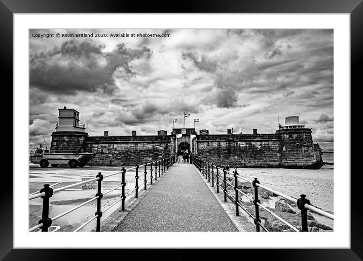 Fort Perch Rock Framed Mounted Print by Kevin Britland