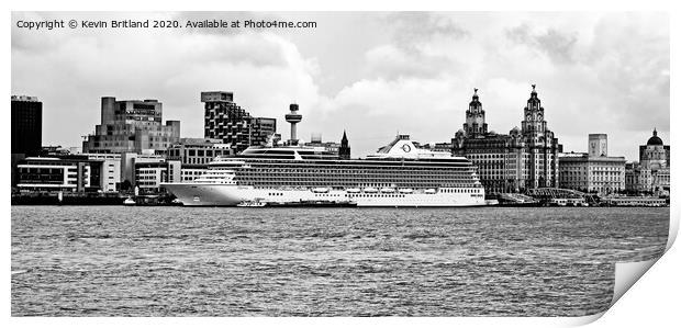 Liverpool waterfront Print by Kevin Britland