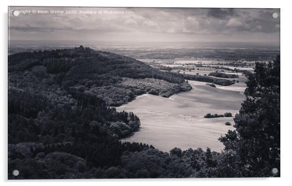 Blustery Sutton Bank Acrylic by Kevin Winter