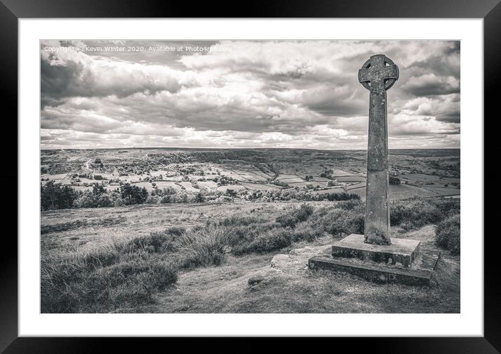 Rosedale cross Framed Mounted Print by Kevin Winter