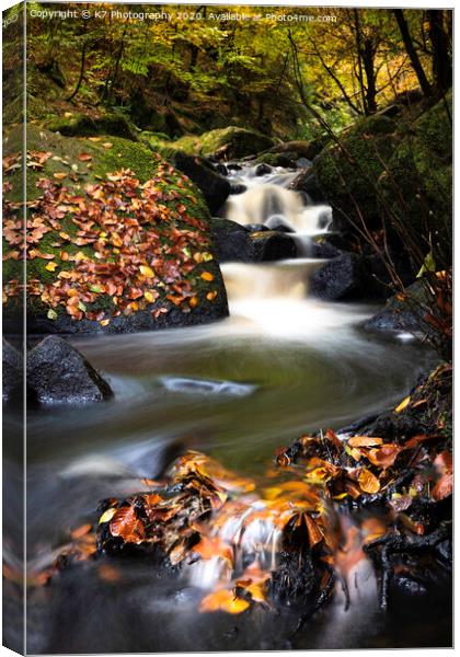 The Enchanting Wyming Brook Canvas Print by K7 Photography