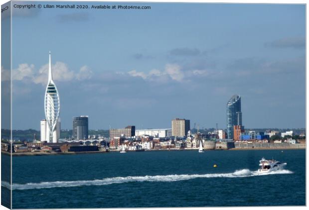Spinnaker Tower Portsmouth.  Canvas Print by Lilian Marshall