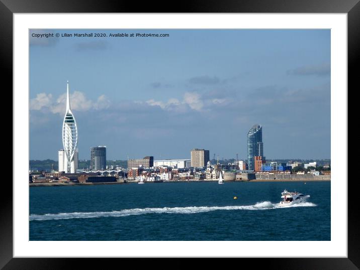 Spinnaker Tower Portsmouth.  Framed Mounted Print by Lilian Marshall