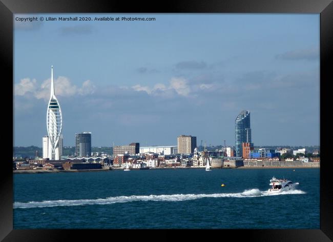 Spinnaker Tower Portsmouth.  Framed Print by Lilian Marshall
