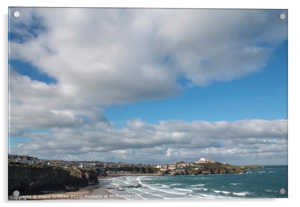 Newquay Acrylic by Diane Griffiths