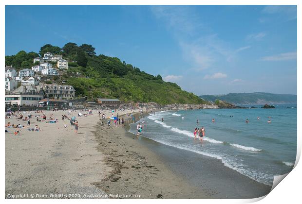 Looe Cornwall Print by Diane Griffiths