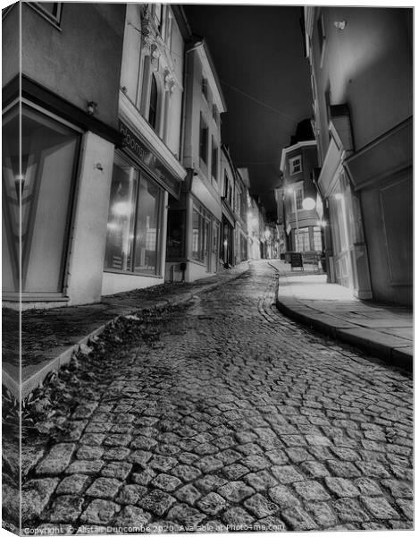The Old High Street II  Canvas Print by Alistair Duncombe