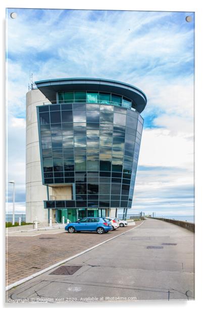 Aberdeen Harbour Control Tower Acrylic by Douglas Kerr