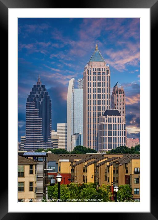 Atlanta 1 Framed Mounted Print by Darryl Brooks
