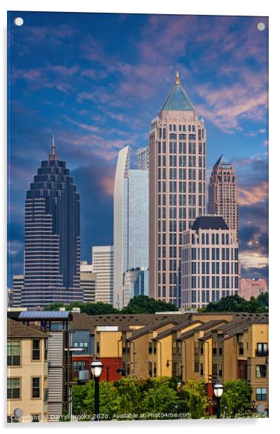 Atlanta 1 Acrylic by Darryl Brooks