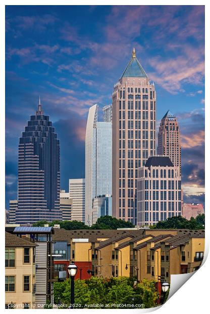 Atlanta 1 Print by Darryl Brooks