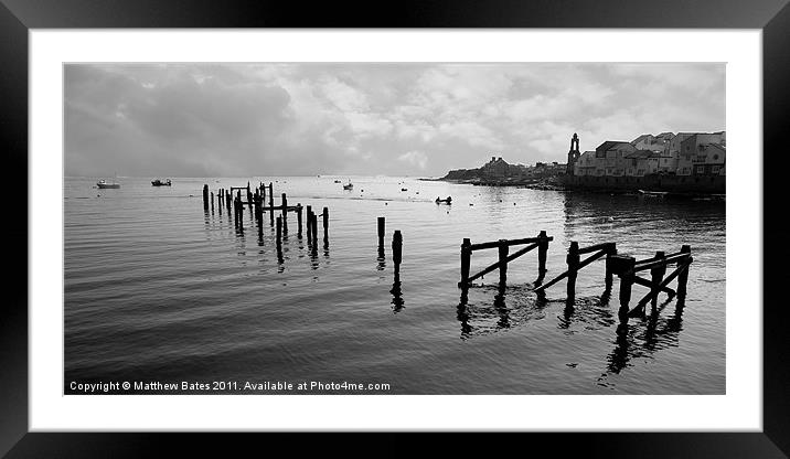 Swanage Pier Framed Mounted Print by Matthew Bates