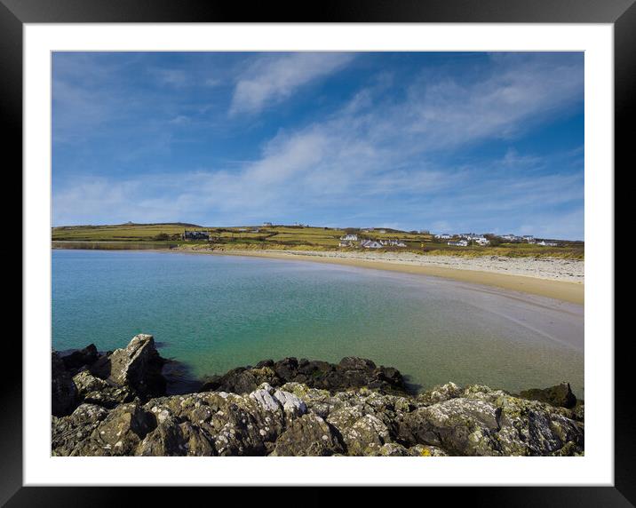 Rhoscolyn Beach, Anglesey, Wales. Framed Mounted Print by Colin Allen