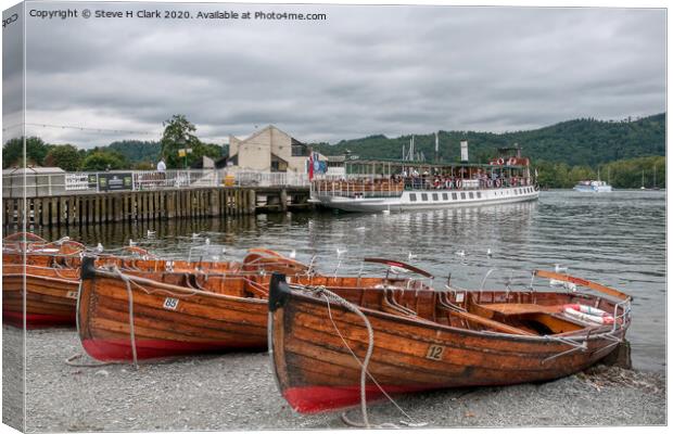 Bowness-On-Windermere Canvas Print by Steve H Clark