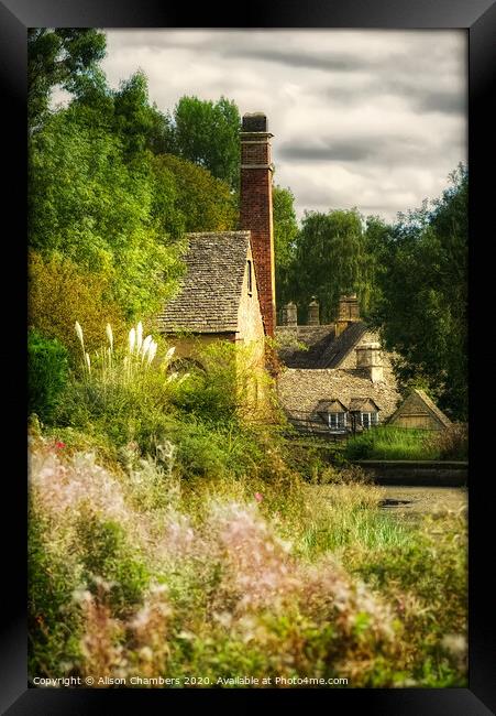 Lower Slaughter Mill Framed Print by Alison Chambers