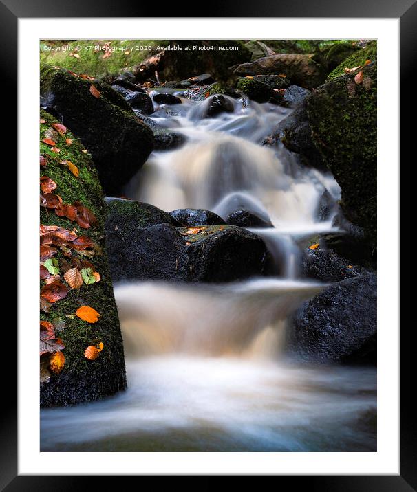 Unleashing the Beauty of Wyming Brook Framed Mounted Print by K7 Photography