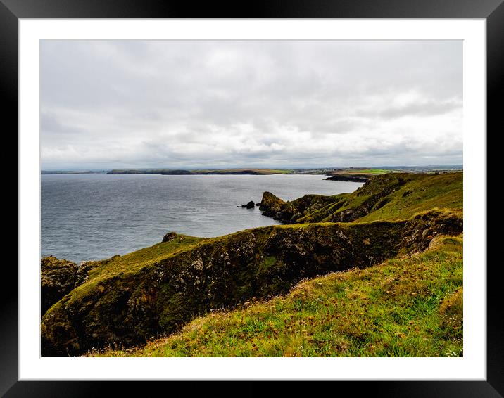 Trevose Head  Framed Mounted Print by David Martin