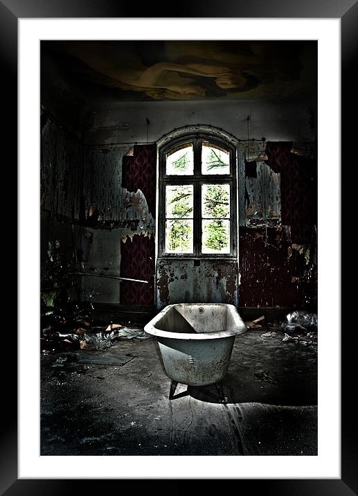 Hospital bath Framed Mounted Print by Nathan Wright