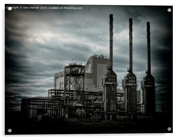 Industrial Sky Acrylic by Gary Barratt