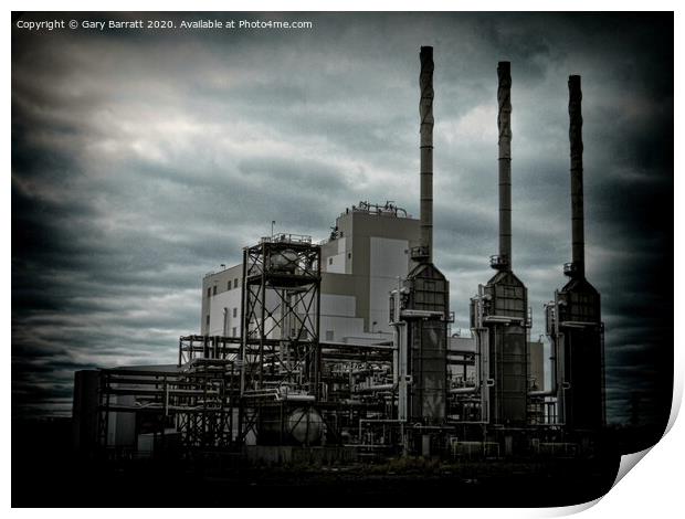 Industrial Sky Print by Gary Barratt