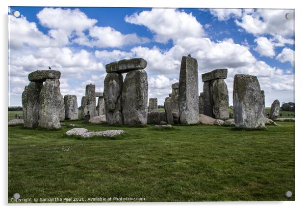 Stonehenge Acrylic by Samantha Peel