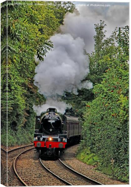  The Scarborough Spa Express  Canvas Print by Colin Williams Photography