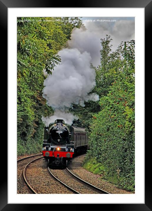  The Scarborough Spa Express  Framed Mounted Print by Colin Williams Photography
