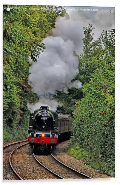  The Scarborough Spa Express  Acrylic by Colin Williams Photography