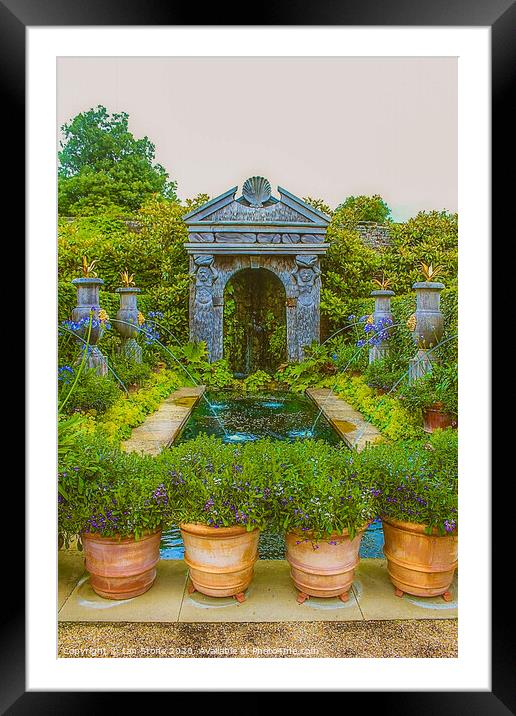 Garden pond  Framed Mounted Print by Ian Stone