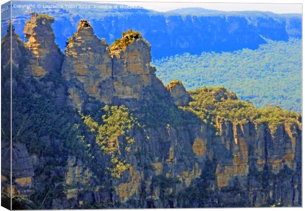 The Blue Mountains. Sydney, New South Wales Canvas Print by Laurence Tobin