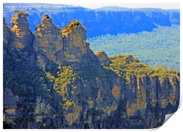 The Blue Mountains. Sydney, New South Wales Print by Laurence Tobin