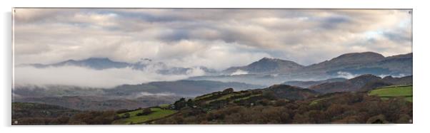 Misty morning in Snowdonia Acrylic by Andrew Kearton