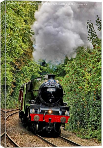  The Scarborough Spa Express 2 Canvas Print by Colin Williams Photography