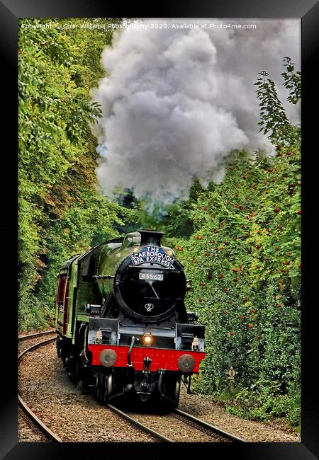  The Scarborough Spa Express 2 Framed Print by Colin Williams Photography