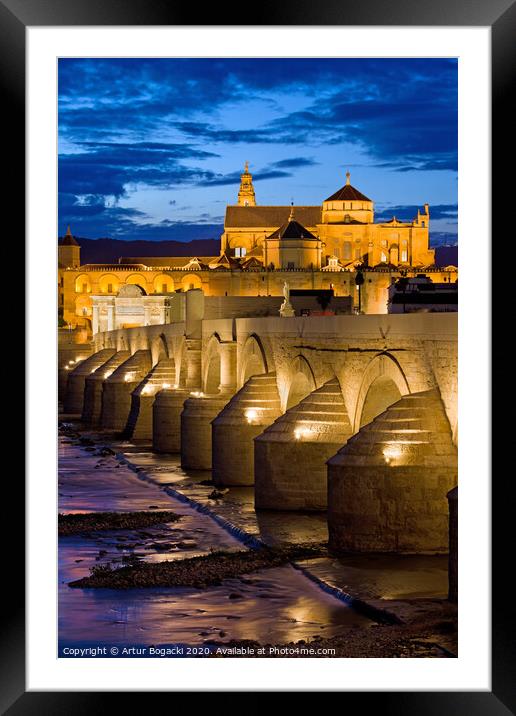 Mezquita Cathedral in Cordoba Framed Mounted Print by Artur Bogacki