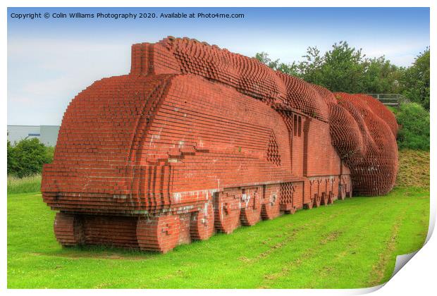 The Darlington Brick Train. Print by Colin Williams Photography