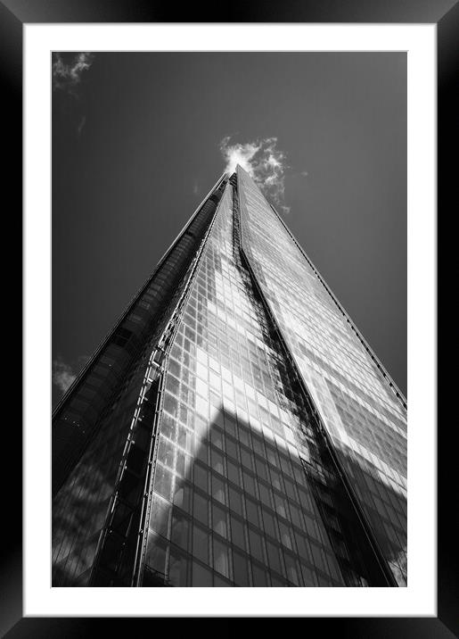 The Shard Framed Mounted Print by Richard Downs