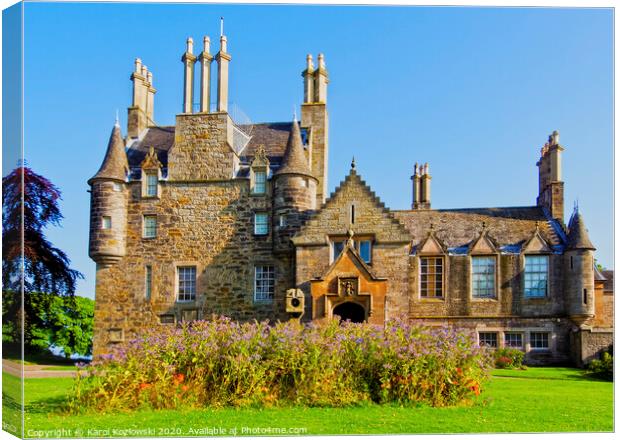 Lauriston Castle Canvas Print by Karol Kozlowski