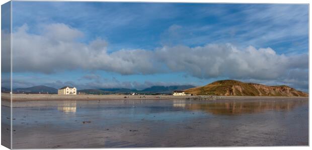 Dinas Dinlle Canvas Print by Wendy Williams CPAGB