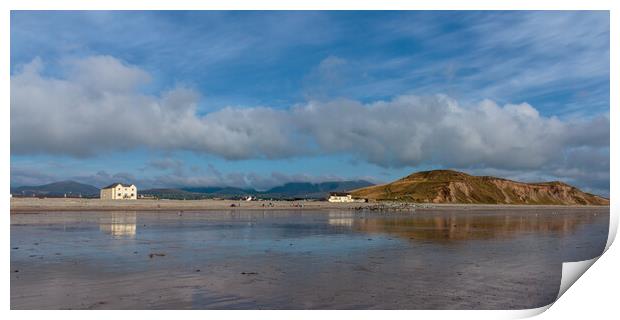 Dinas Dinlle Print by Wendy Williams CPAGB