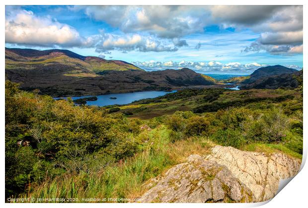 Upper Lake Killarney Print by jim Hamilton