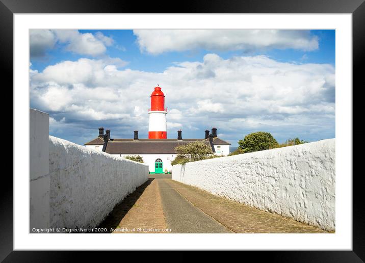 The Lighthouse Framed Mounted Print by Degree North