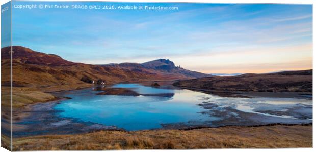 The Old Man Of Storr Scotland Canvas Print by Phil Durkin DPAGB BPE4