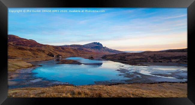 The Old Man Of Storr Scotland Framed Print by Phil Durkin DPAGB BPE4